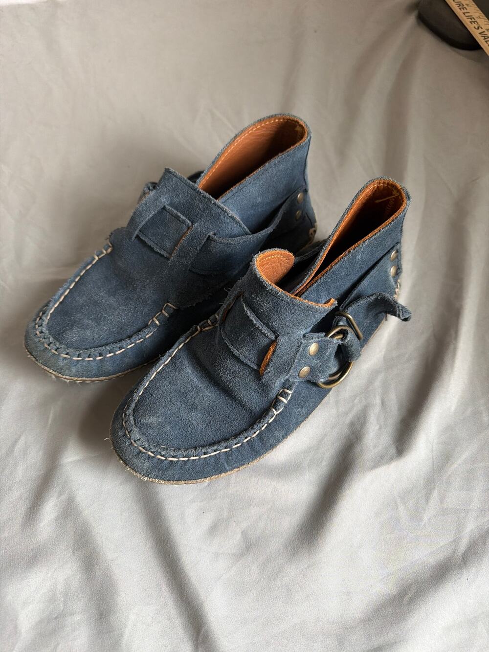 Quoddy Ring Boot hand sewn moccasins women's size 6